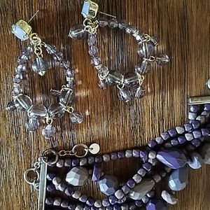 NWOT Anthropologie dangle beaded earrings